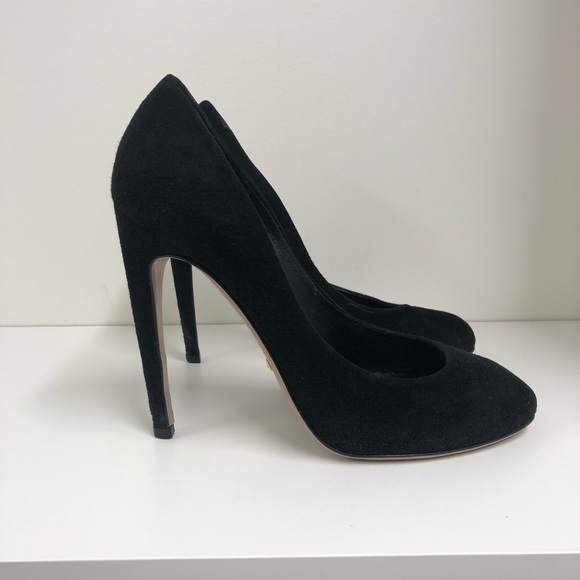 Gucci Shoes - Gucci Goldie 36.5 Black Suede high heels